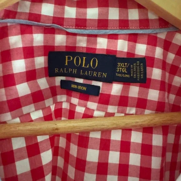 Ralph Lauren Red and White Checkered Shirt - Picture 4 of 5